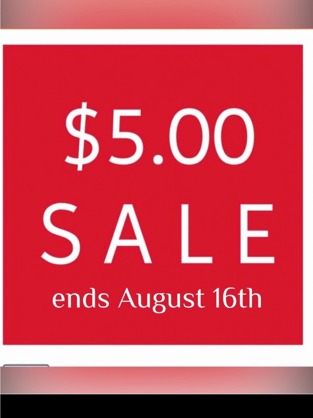 🛑SALE $5.00🛑